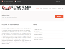Tablet Screenshot of birchbarkcanoelivery.com